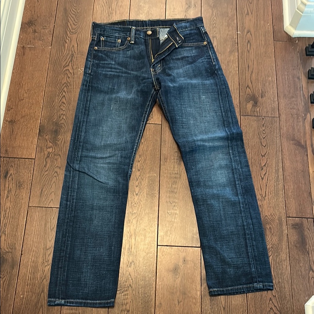 Levi's Blue Straight-Leg Jeans Classic Denim